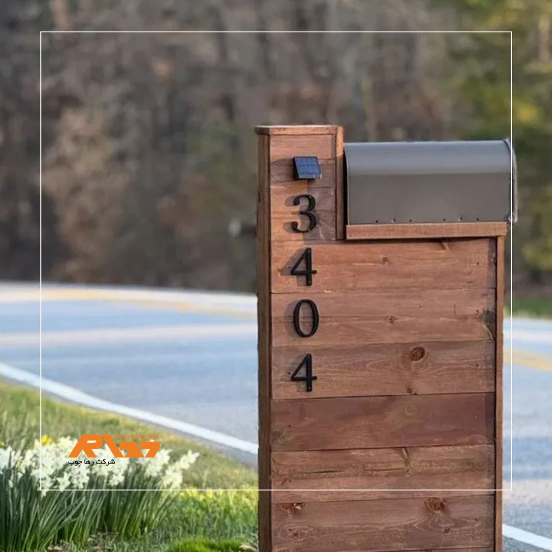 خرید جعبه_های پست چوب ترمو انتخابی شیک و مقاوم برای فضای شهری