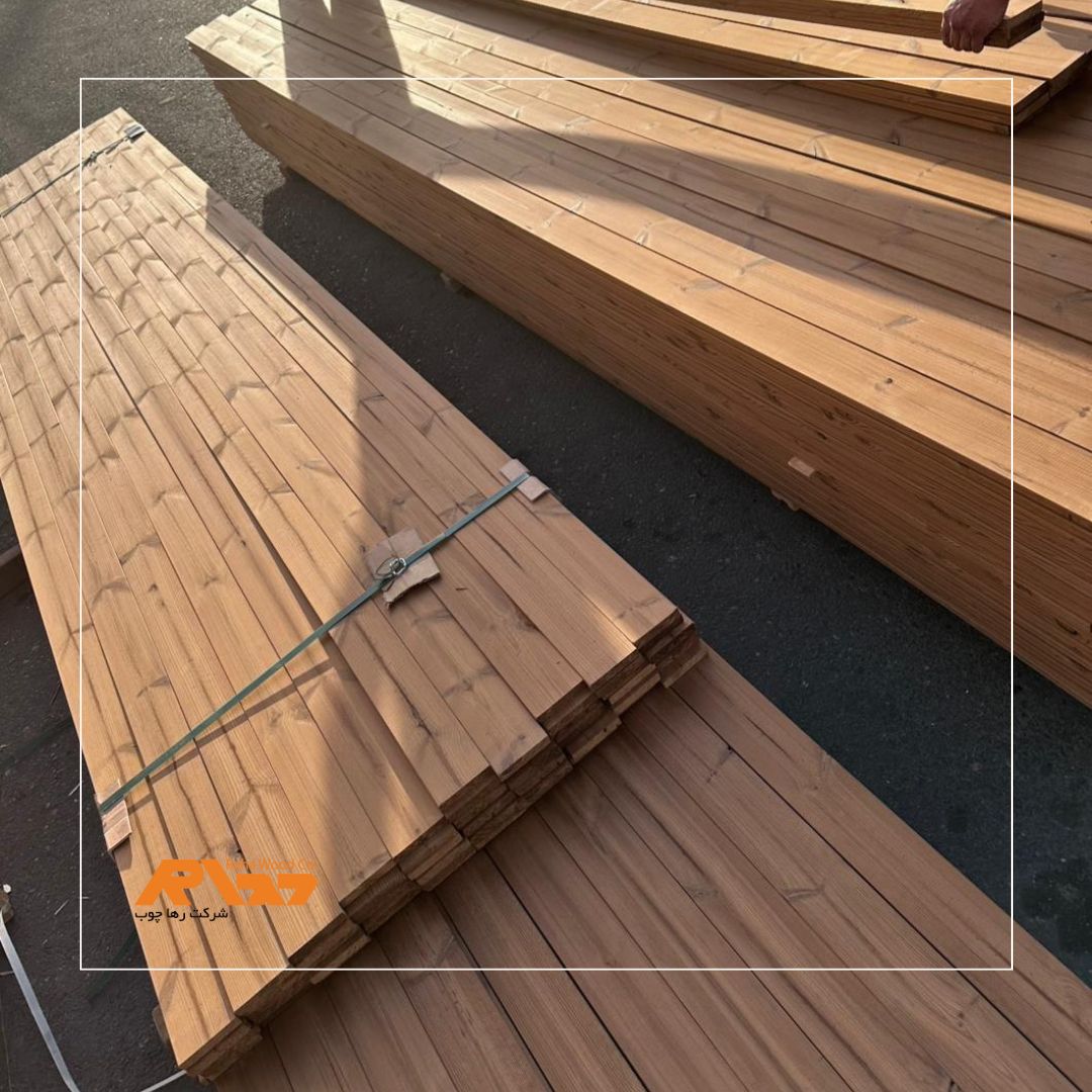 جذابیت چوب با ترمووود گره پروانه