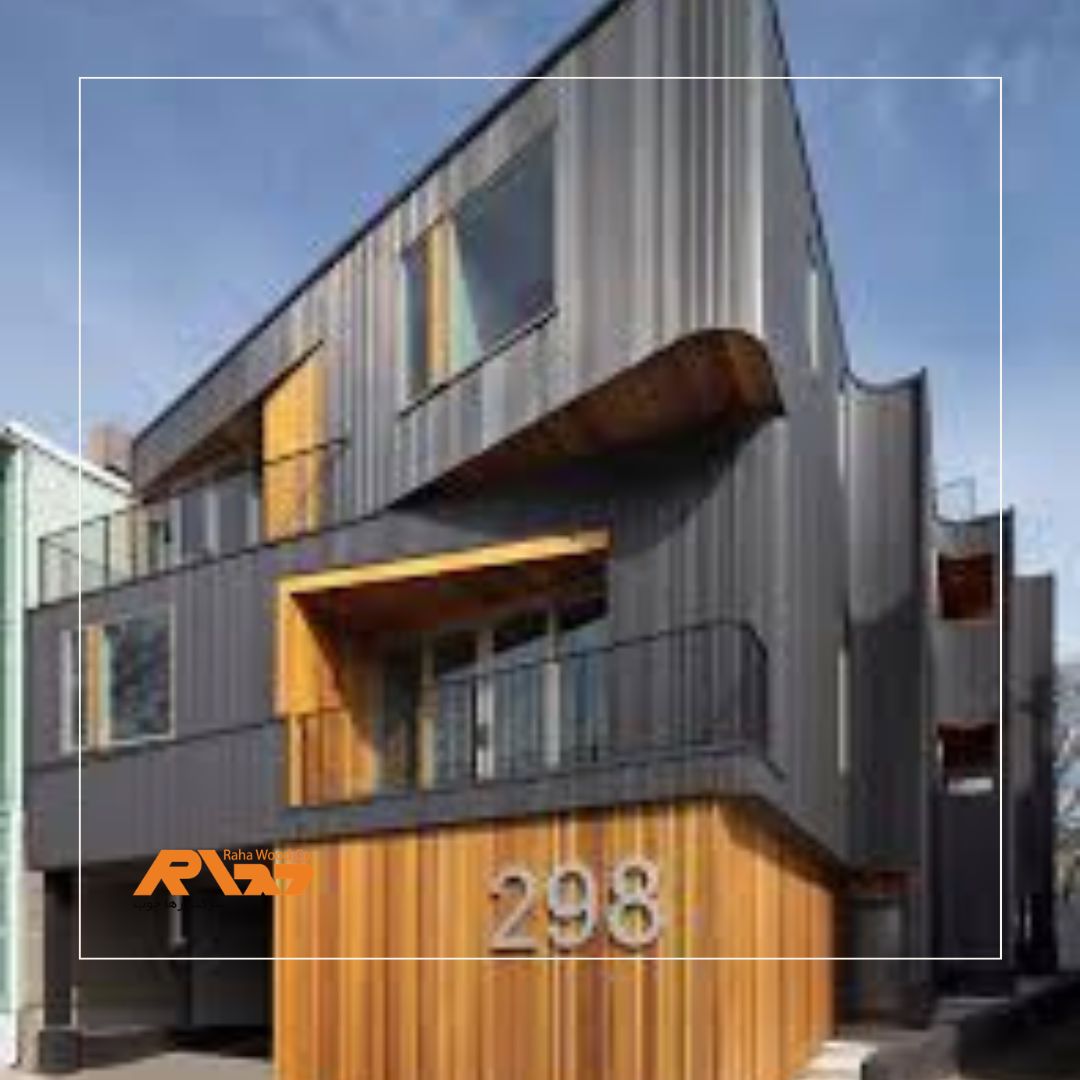 نمای ساختمان ساده و شیک (1) نمای ساختمان ساده و شیک